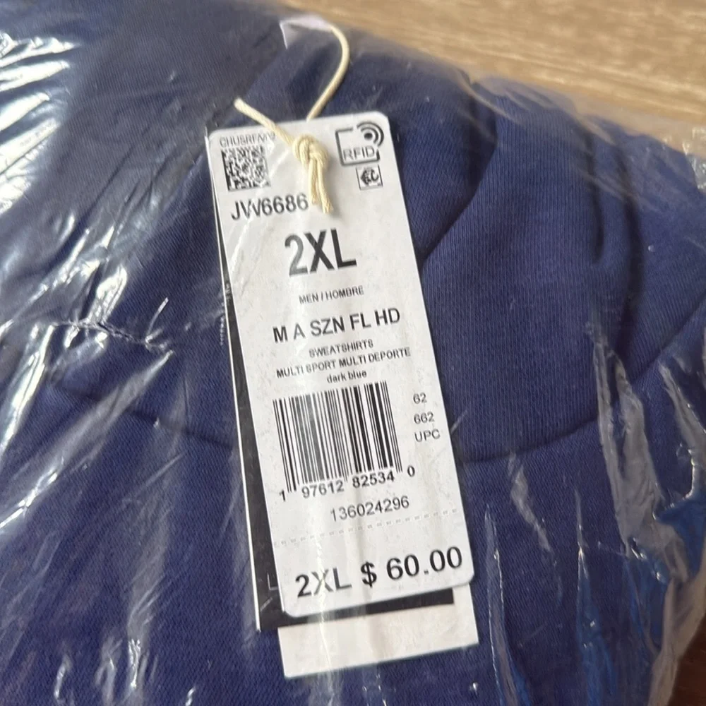 Adidas Multi Sport Sweatshirt Dark Blue 2XL New With‎ Tags